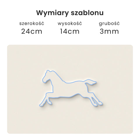 Szablon Koń 24x14cm