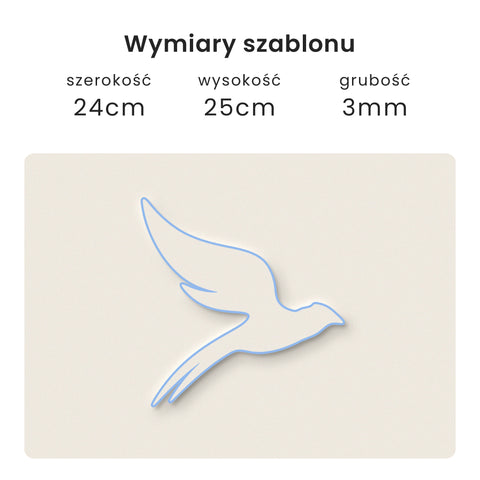 Szablon Ptak 24x25cm