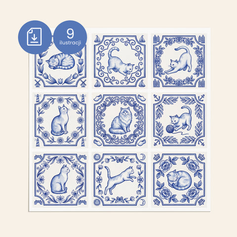 Ilustracje Delft do kafli D001