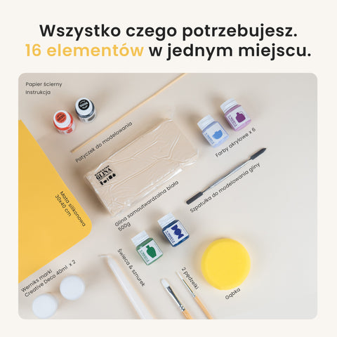 Ale Wałek! Zestaw kreatywny z gliną samoutwardzalną