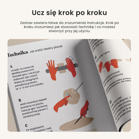 Niezły placek. Zestaw kreatywny z gliną samoutwardzalną