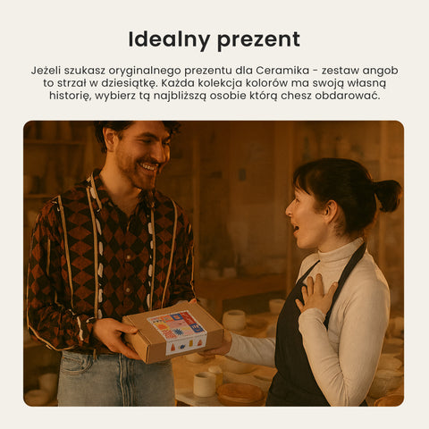 Zestaw agnob płynnych Krzyk koloru w świecie beżu