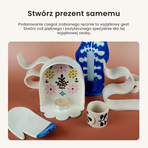 Niezły placek. Zestaw kreatywny z gliną samoutwardzalną