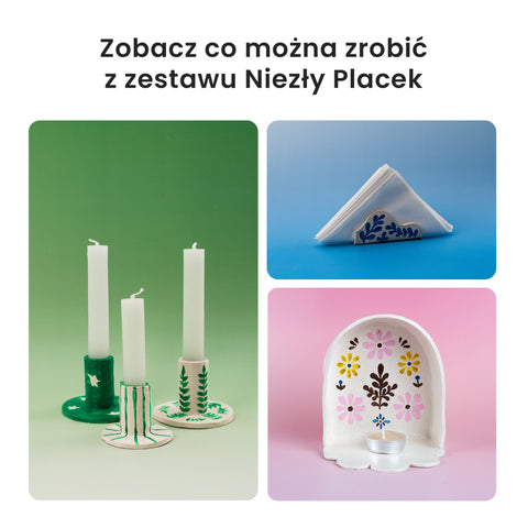 Niezły placek. Zestaw kreatywny z gliną samoutwardzalną