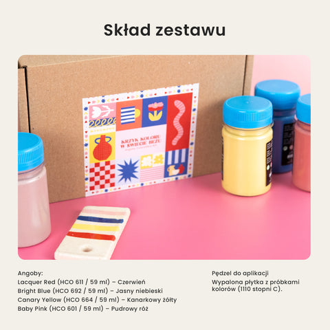 Zestaw agnob płynnych Krzyk koloru w świecie beżu