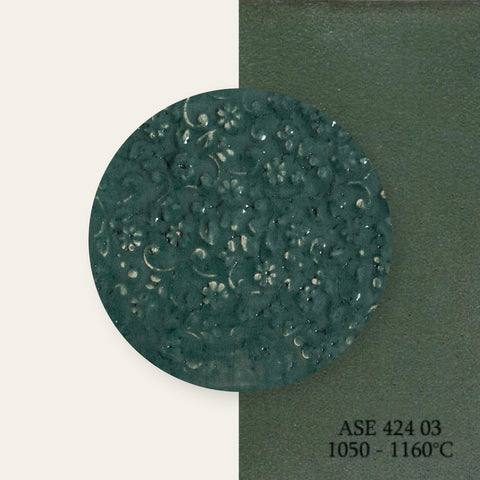 Angoba proszkowa turkusowa