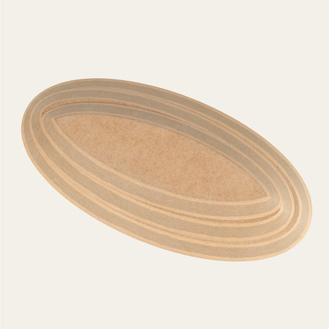 Zestaw form MDF oval