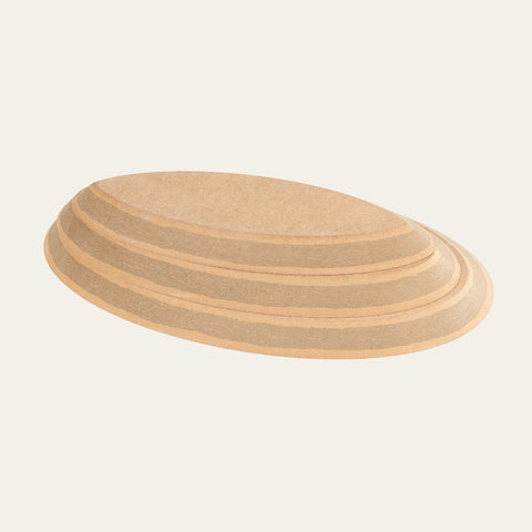 Zestaw form MDF oval
