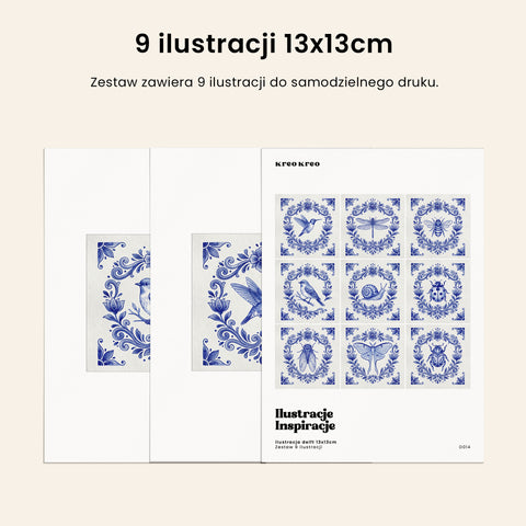 Ilustracje Delft do kafli D020