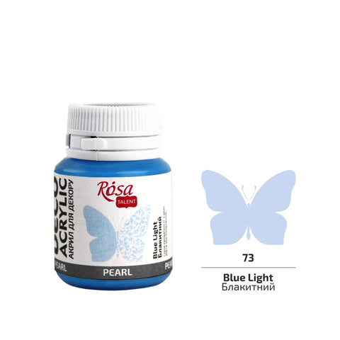 Rosa Talent Farba akrylowa Perłowa BLUE LIGHT 73 20 ML