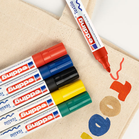 Markery do tekstyliów + Torba