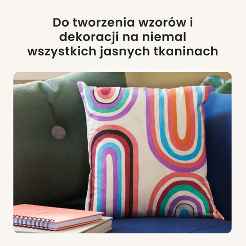 Markery do tekstyliów + Torba