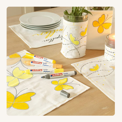 Markery do tekstyliów + Torba