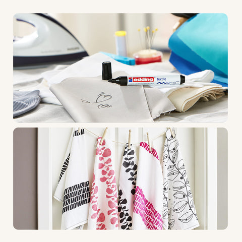 Markery do tekstyliów + Torba