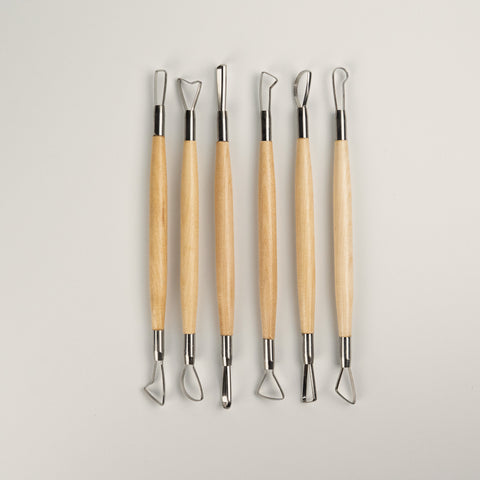 Dwustronne narzędzia oczkowe do modelowania – zestaw 6 szt