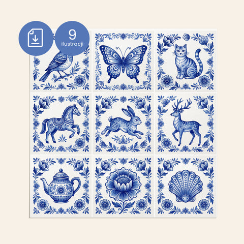 Ilustracje Delft do kafli D020