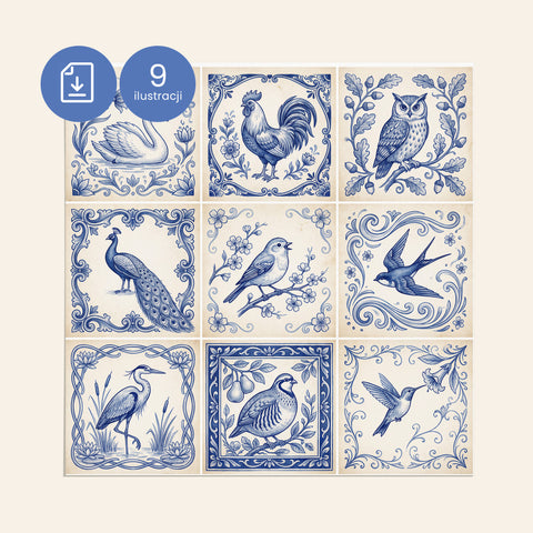 Ilustracje Delft do kafli D037