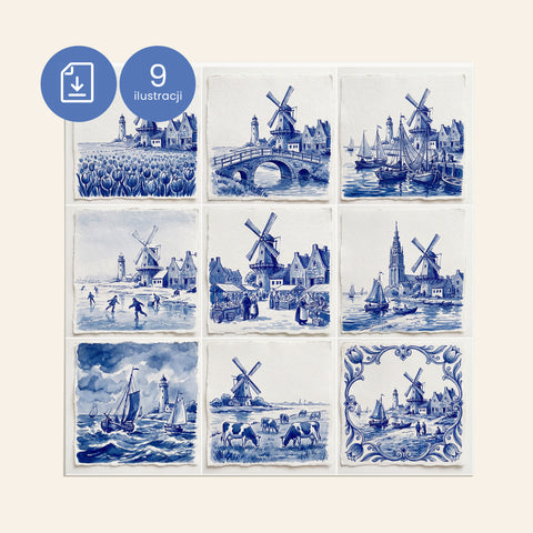 Ilustracje Delft do kafli D030