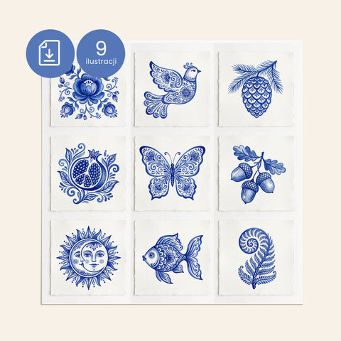 Ilustracje Delft do kafli D025
