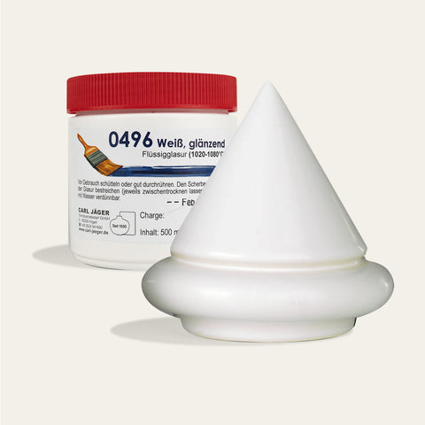 Szkliwo płynne 500ml Białe 0496 Temp.Wypału 1020–1080°C