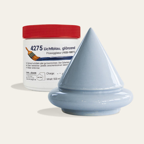 Szkliwo płynne 500ml Jasnoniebieskie 4275 Temp.Wypału 1020–1080°C